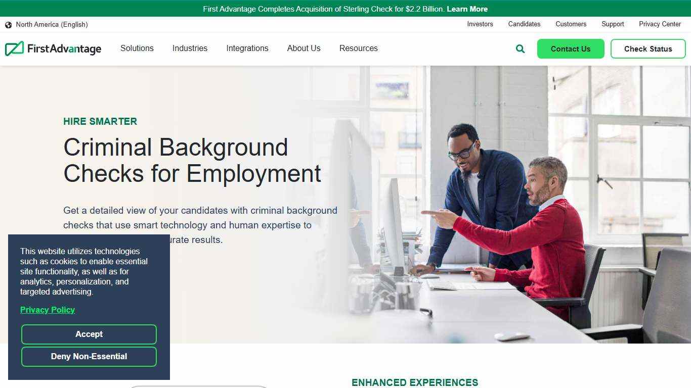 Criminal Background Checks | First Advantage North America