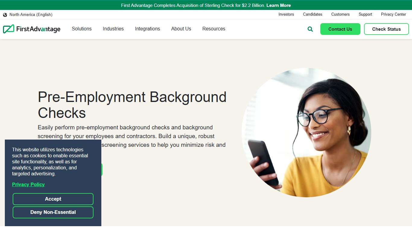 Employment Background Checks & Screenings | First Advantage